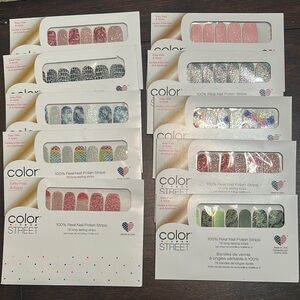 Color Street Glitter and Patterned Nail Strips Collection